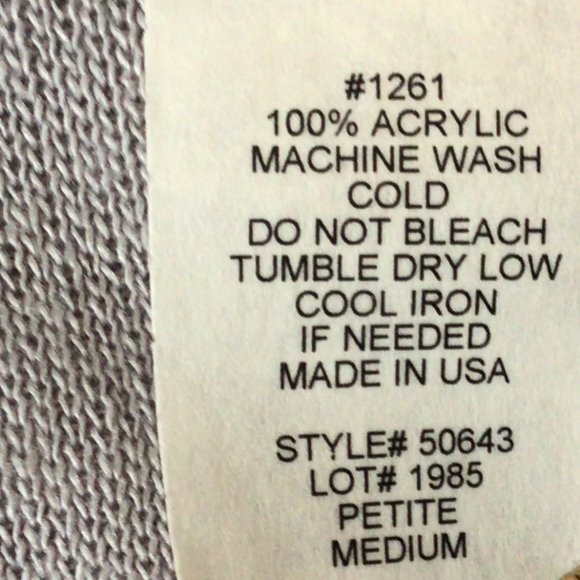 Bedford Fair - Gray cardigan sweater - Picture 4 of 4